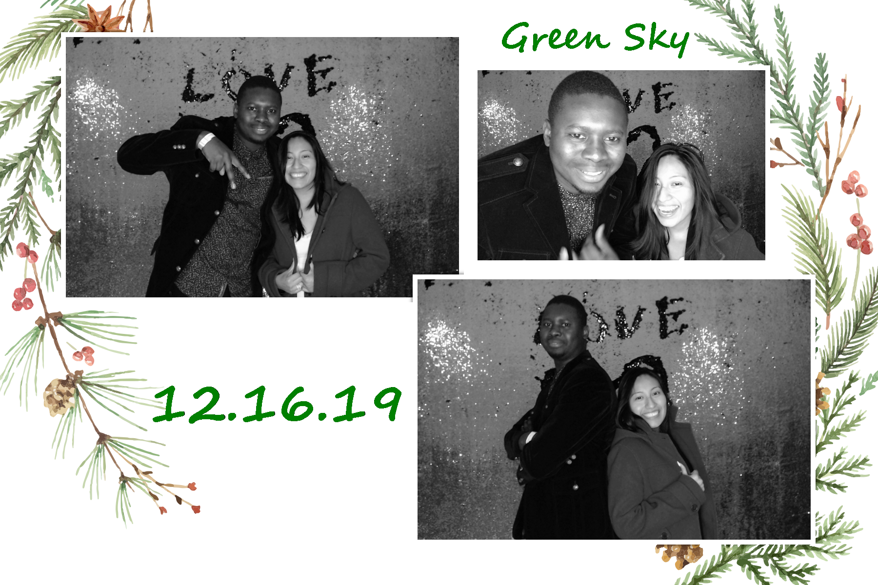 Green Sky Holiday Party  | View more photos from the event at gallery.saycheesephotobooth.com/u/SayCheesePhotoBooth/Green-Sky-Holiday-Party