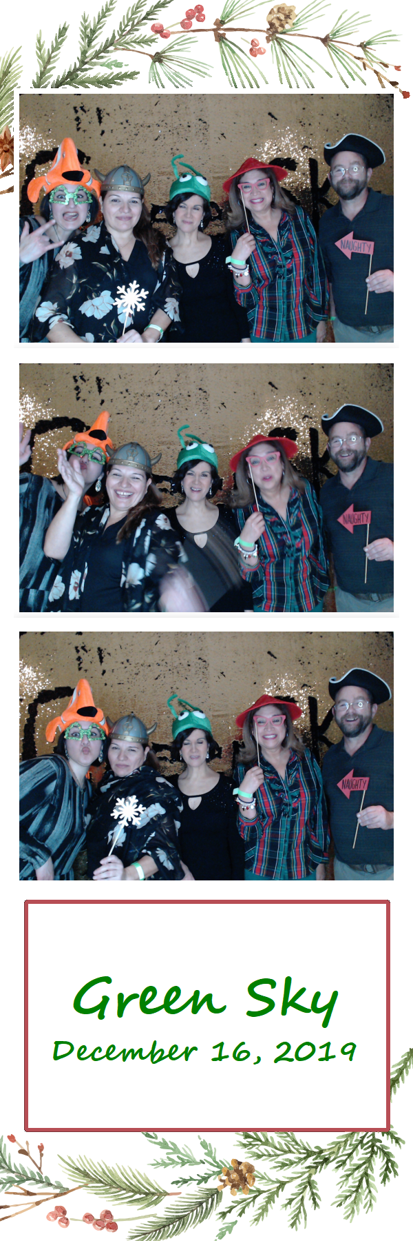 Green Sky Holiday Party  | View more photos from the event at gallery.saycheesephotobooth.com/u/SayCheesePhotoBooth/Green-Sky-Holiday-Party