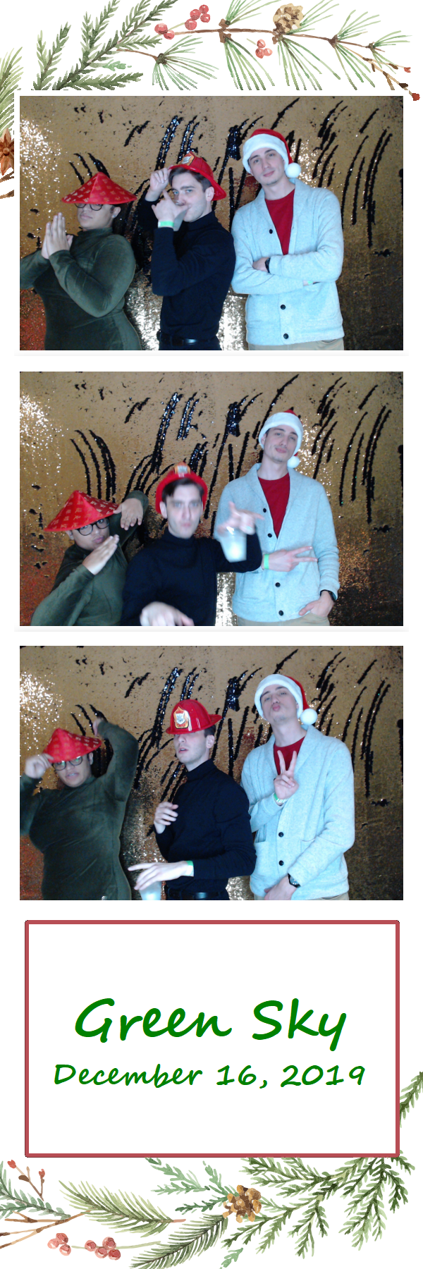 Green Sky Holiday Party  | View more photos from the event at gallery.saycheesephotobooth.com/u/SayCheesePhotoBooth/Green-Sky-Holiday-Party