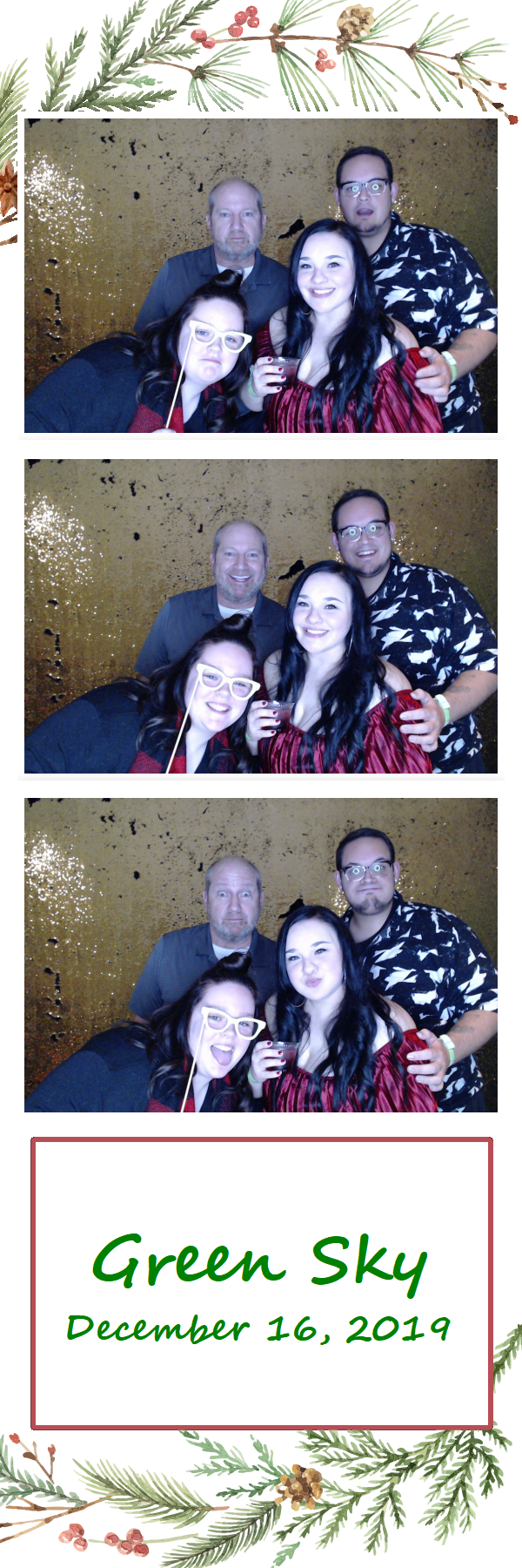 Green Sky Holiday Party  | View more photos from the event at gallery.saycheesephotobooth.com/u/SayCheesePhotoBooth/Green-Sky-Holiday-Party