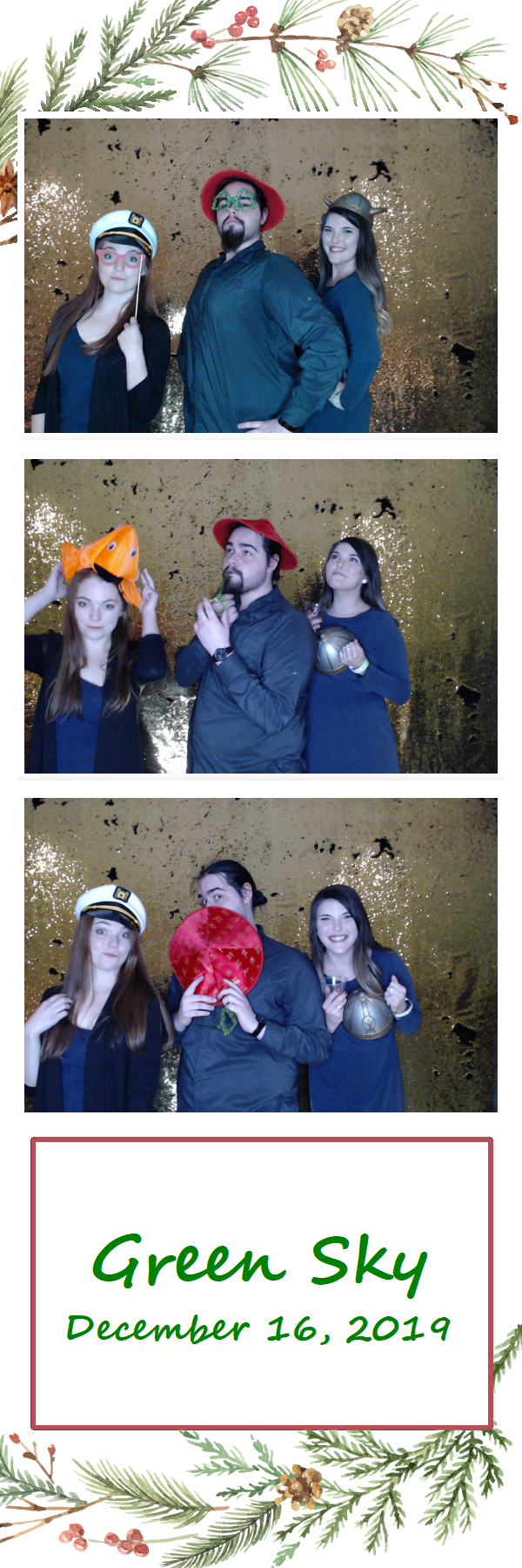 Green Sky Holiday Party  | View more photos from the event at gallery.saycheesephotobooth.com/u/SayCheesePhotoBooth/Green-Sky-Holiday-Party