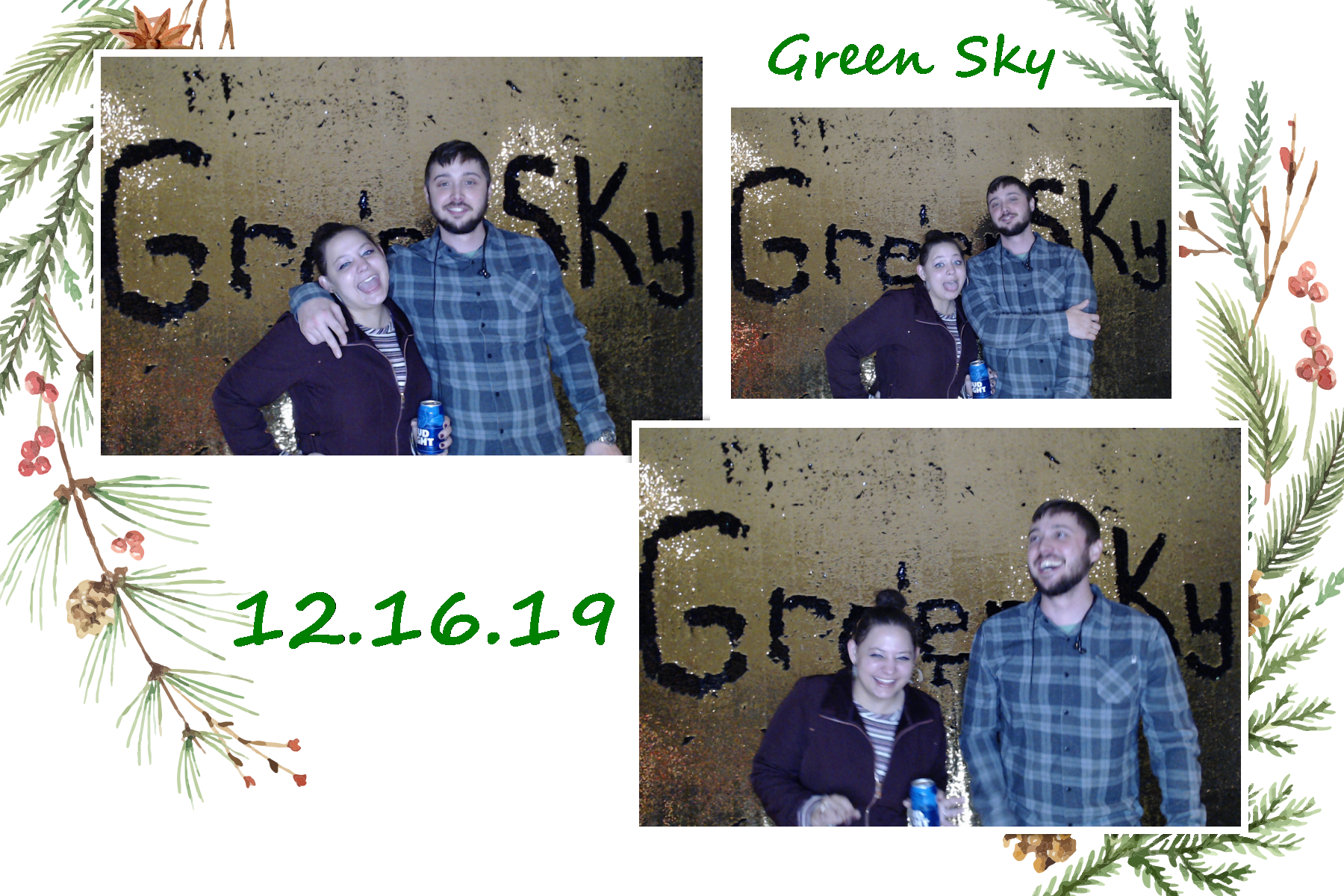 Green Sky Holiday Party  | View more photos from the event at gallery.saycheesephotobooth.com/u/SayCheesePhotoBooth/Green-Sky-Holiday-Party