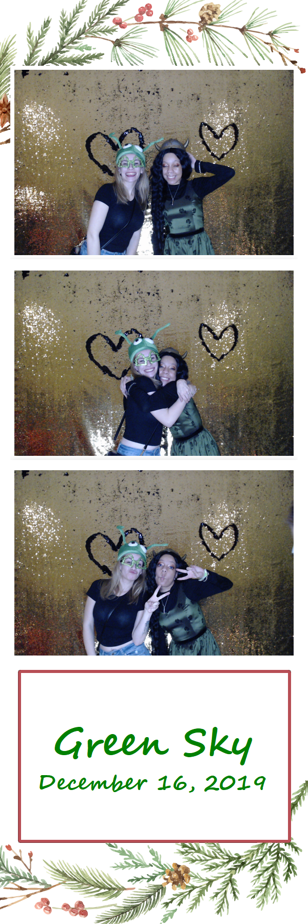 Green Sky Holiday Party  | View more photos from the event at gallery.saycheesephotobooth.com/u/SayCheesePhotoBooth/Green-Sky-Holiday-Party