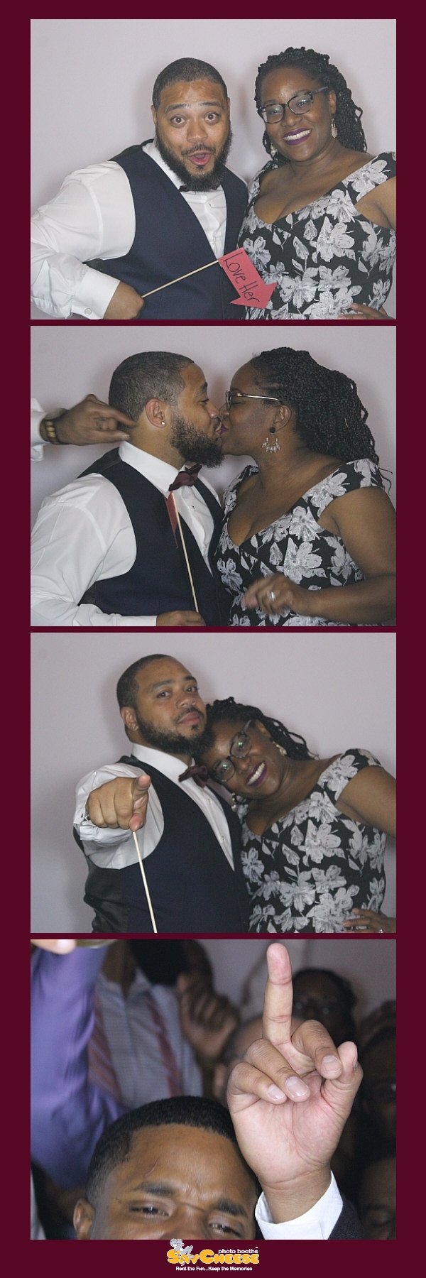 Hamilton Wedding  | View more photos from the event at gallery.saycheesephotobooth.com/u/SayCheesePhotoBooth/Hamilton-Wedding