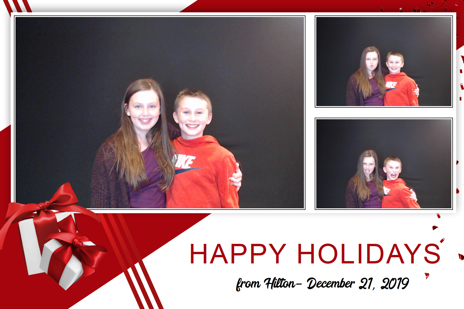 Hilton Holiday Party 2019 | View more photos from the event at gallery.saycheesephotobooth.com/u/SayCheesePhotoBooth/Hilton-Holiday-Party-2019