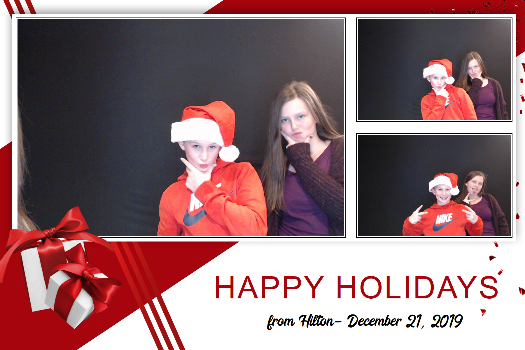 Hilton Holiday Party 2019 | View more photos from the event at gallery.saycheesephotobooth.com/u/SayCheesePhotoBooth/Hilton-Holiday-Party-2019