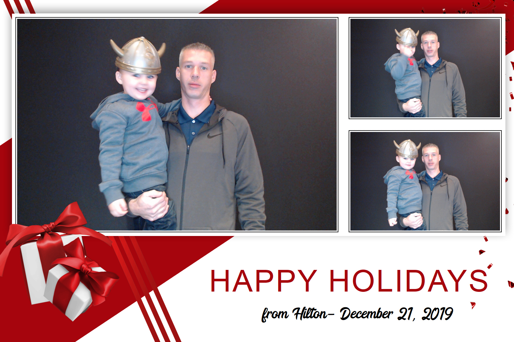 Hilton Holiday Party 2019 | View more photos from the event at gallery.saycheesephotobooth.com/u/SayCheesePhotoBooth/Hilton-Holiday-Party-2019
