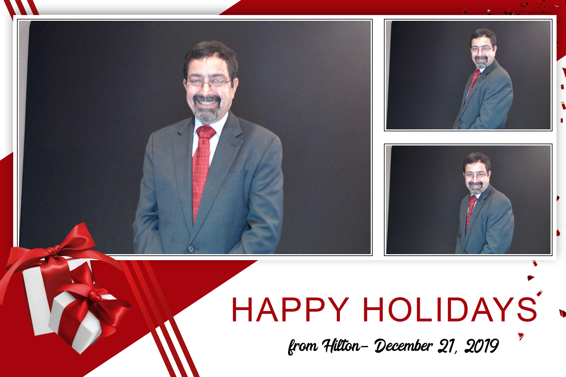 Hilton Holiday Party 2019 | View more photos from the event at gallery.saycheesephotobooth.com/u/SayCheesePhotoBooth/Hilton-Holiday-Party-2019
