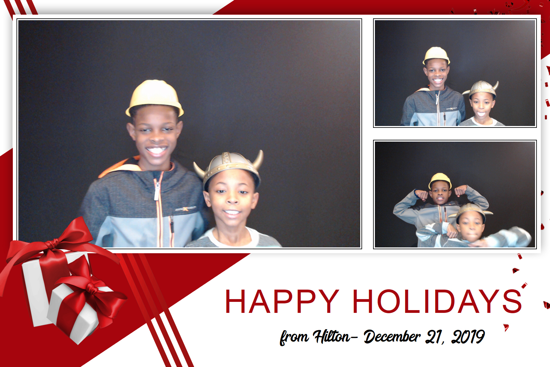Hilton Holiday Party 2019 | View more photos from the event at gallery.saycheesephotobooth.com/u/SayCheesePhotoBooth/Hilton-Holiday-Party-2019