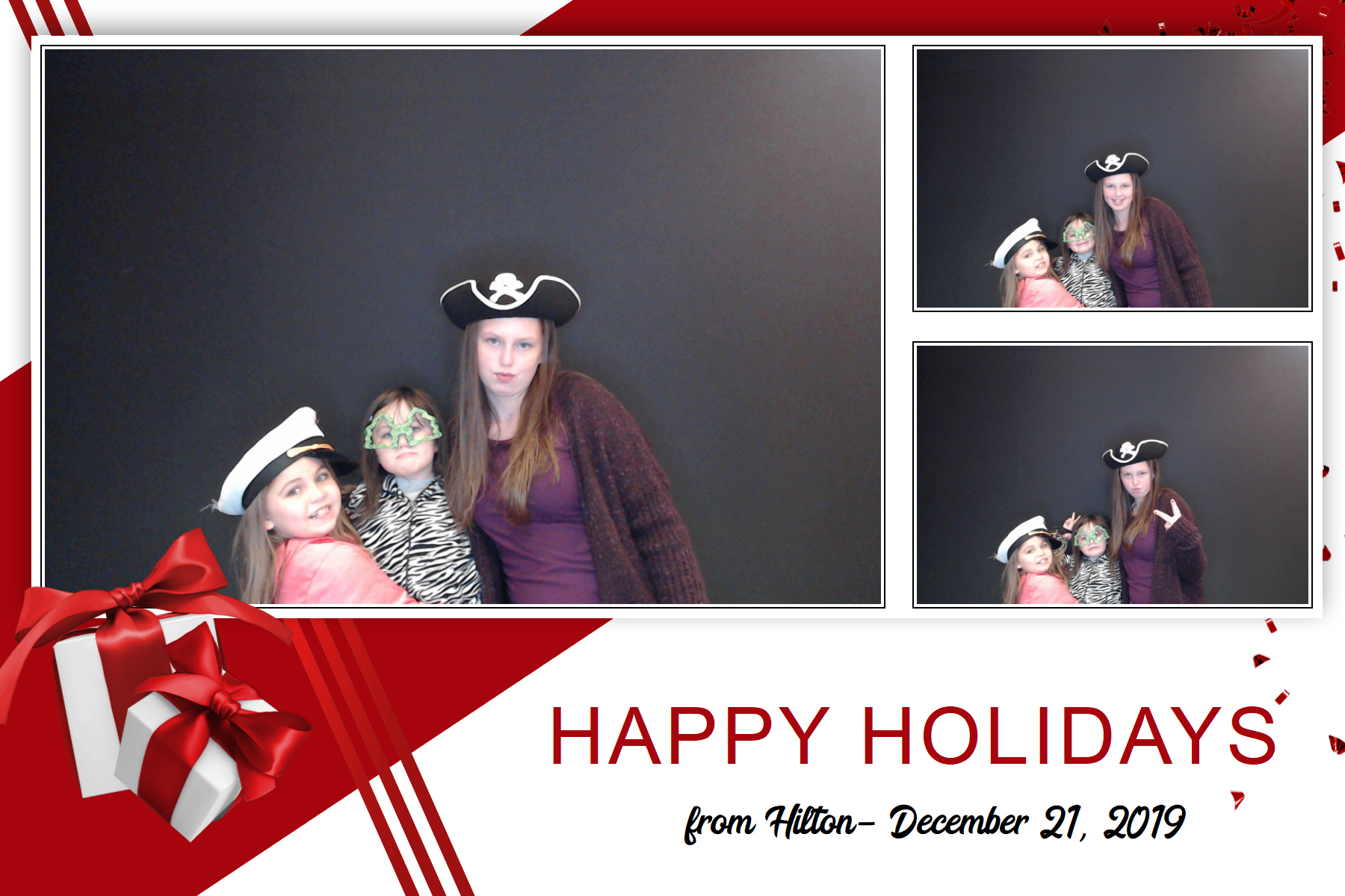 Hilton Holiday Party 2019 | View more photos from the event at gallery.saycheesephotobooth.com/u/SayCheesePhotoBooth/Hilton-Holiday-Party-2019