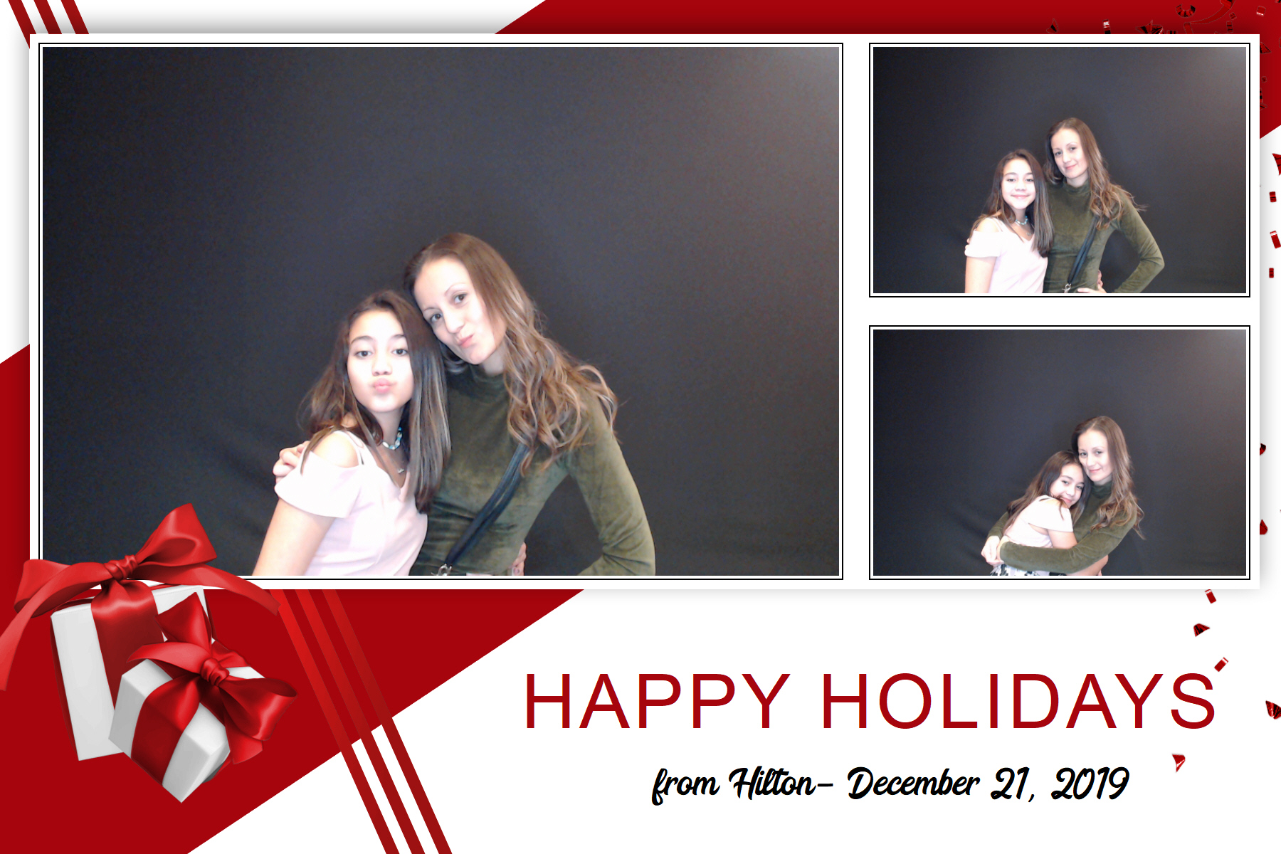 Hilton Holiday Party 2019 | View more photos from the event at gallery.saycheesephotobooth.com/u/SayCheesePhotoBooth/Hilton-Holiday-Party-2019