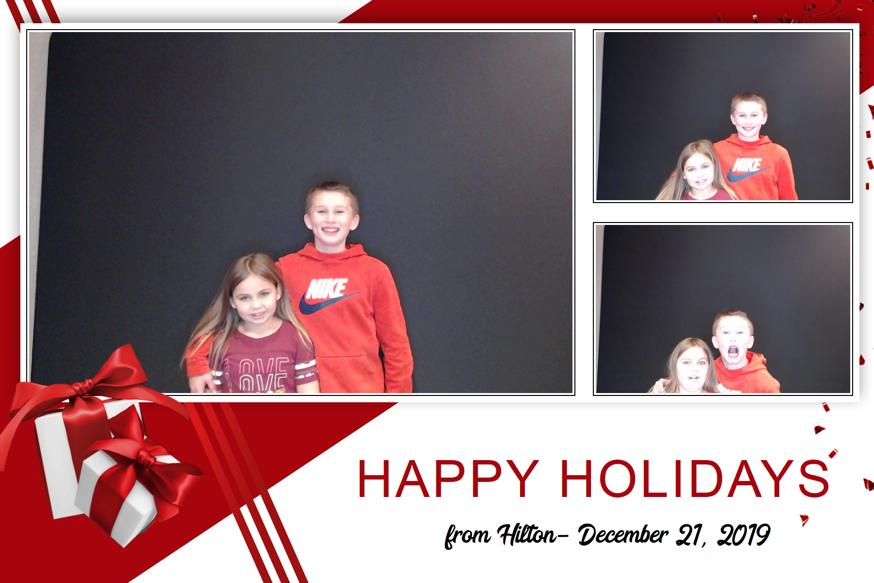 Hilton Holiday Party 2019 | View more photos from the event at gallery.saycheesephotobooth.com/u/SayCheesePhotoBooth/Hilton-Holiday-Party-2019