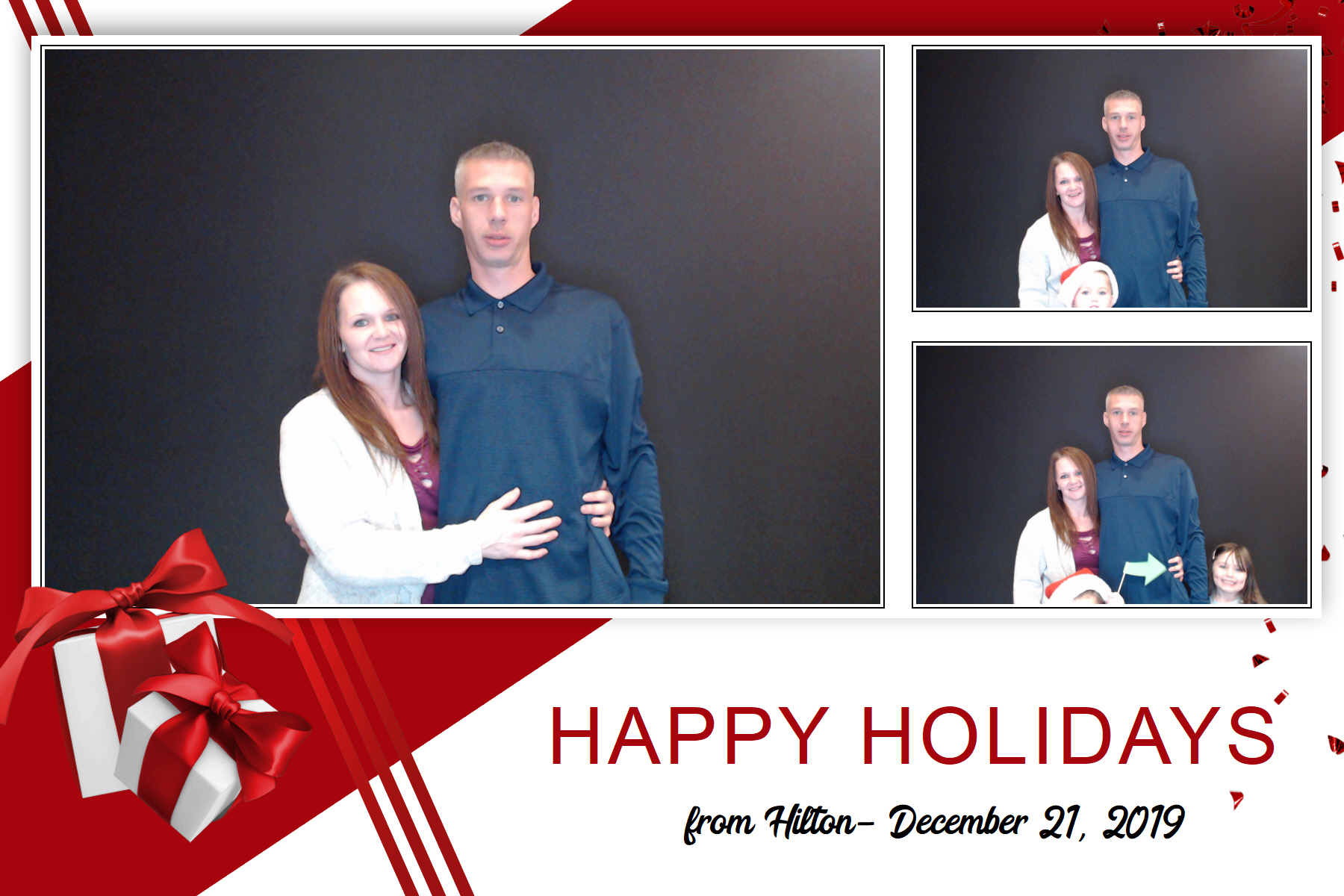Hilton Holiday Party 2019 | View more photos from the event at gallery.saycheesephotobooth.com/u/SayCheesePhotoBooth/Hilton-Holiday-Party-2019