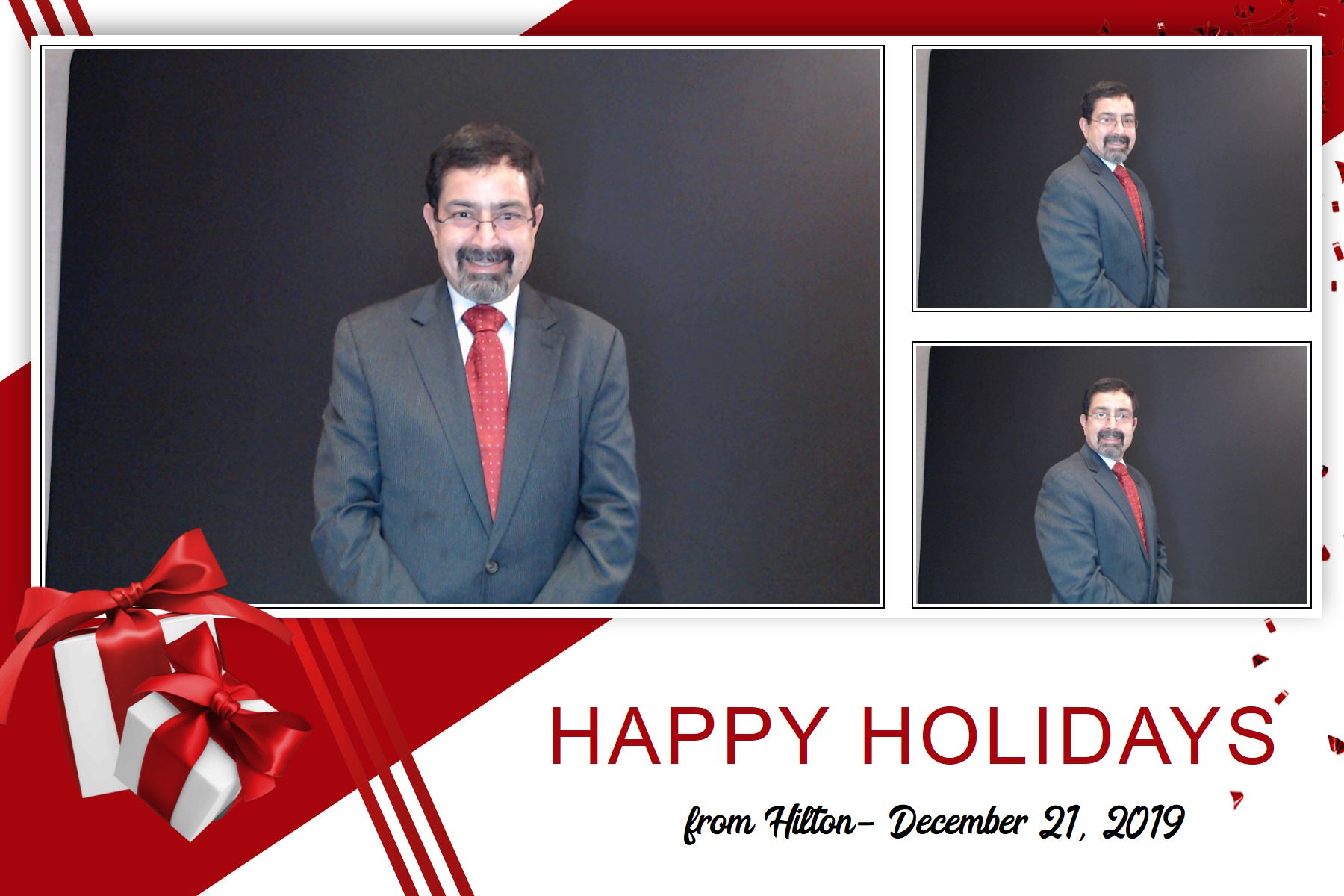 Hilton Holiday Party 2019 | View more photos from the event at gallery.saycheesephotobooth.com/u/SayCheesePhotoBooth/Hilton-Holiday-Party-2019