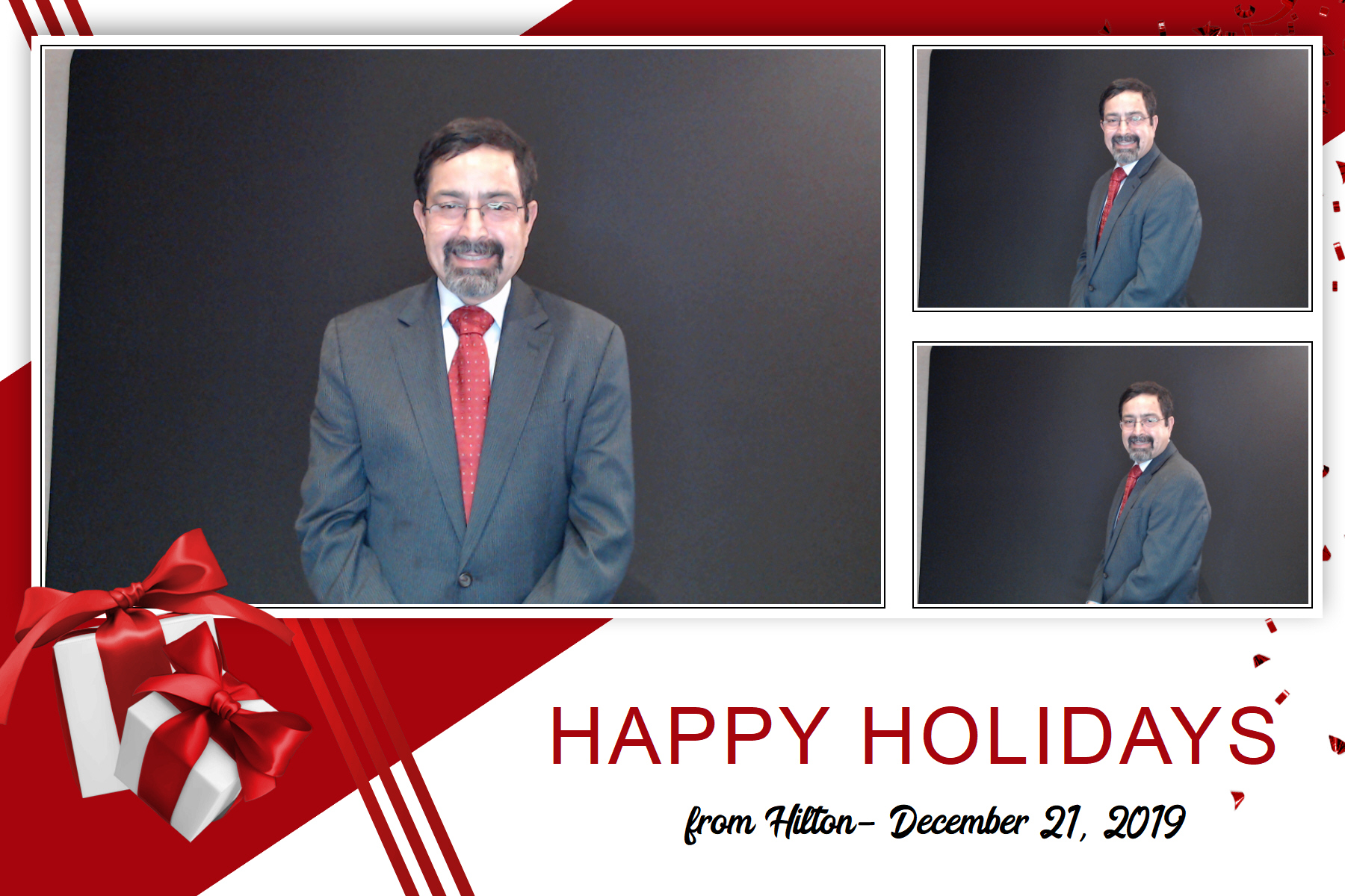 Hilton Holiday Party 2019 | View more photos from the event at gallery.saycheesephotobooth.com/u/SayCheesePhotoBooth/Hilton-Holiday-Party-2019