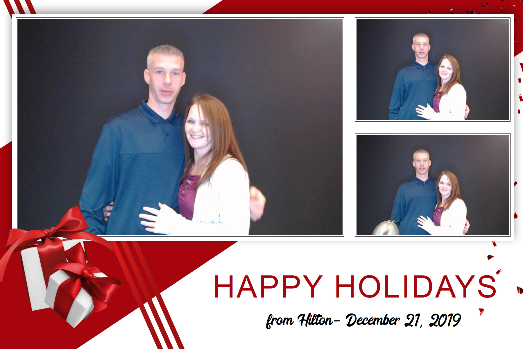 Hilton Holiday Party 2019 | View more photos from the event at gallery.saycheesephotobooth.com/u/SayCheesePhotoBooth/Hilton-Holiday-Party-2019
