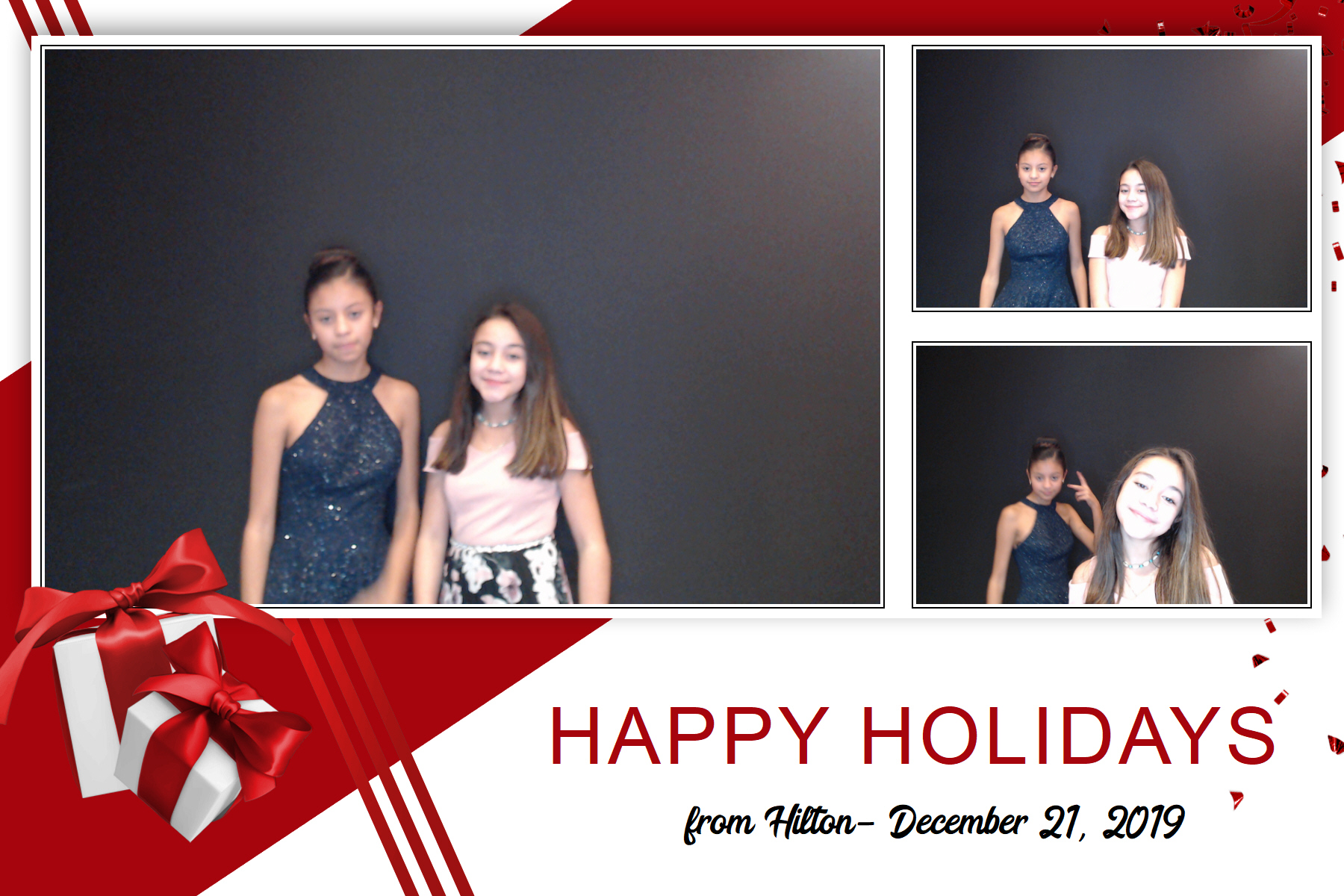 Hilton Holiday Party 2019 | View more photos from the event at gallery.saycheesephotobooth.com/u/SayCheesePhotoBooth/Hilton-Holiday-Party-2019