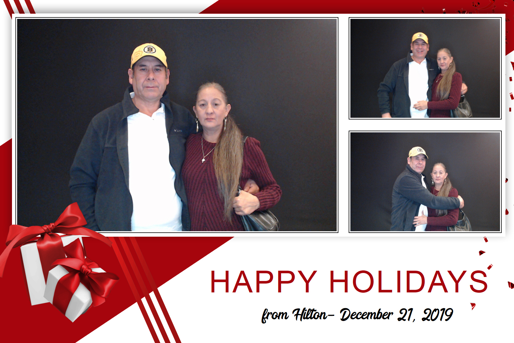 Hilton Holiday Party 2019 | View more photos from the event at gallery.saycheesephotobooth.com/u/SayCheesePhotoBooth/Hilton-Holiday-Party-2019