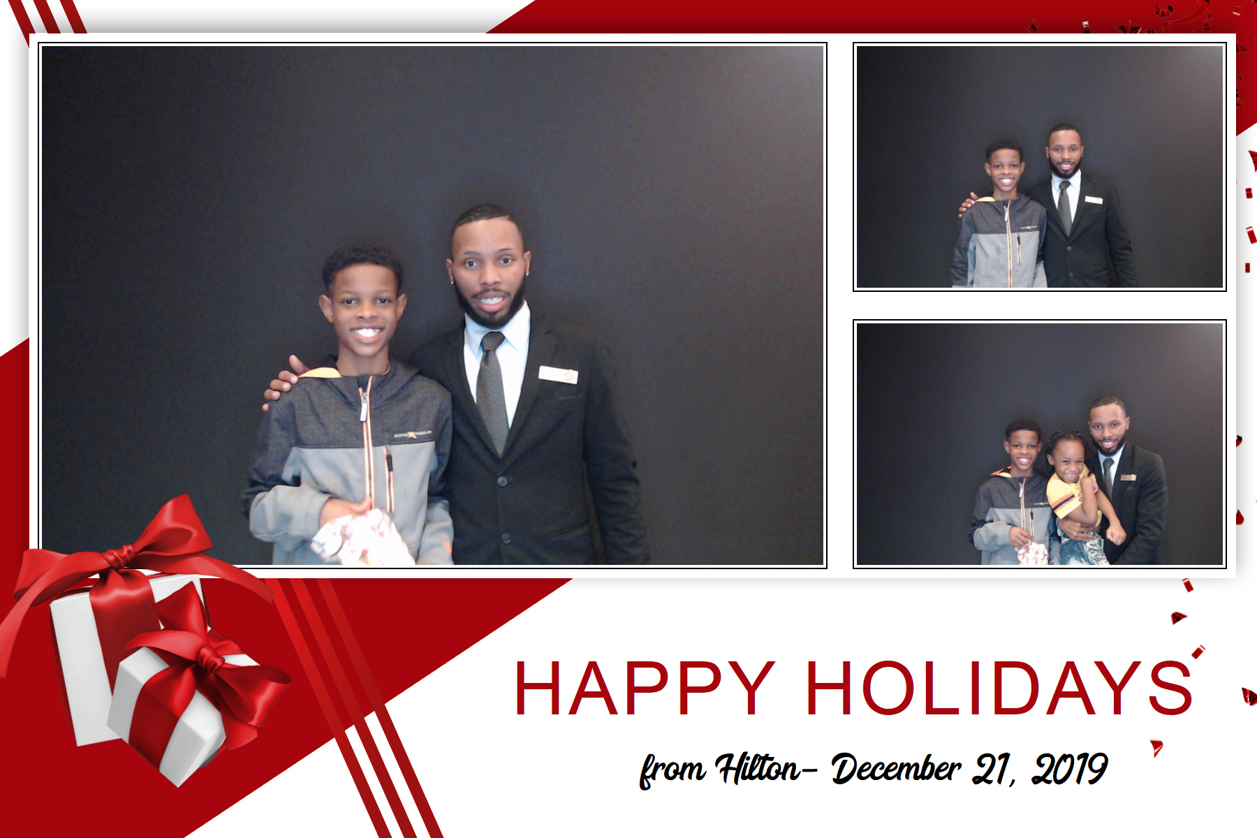 Hilton Holiday Party 2019 | View more photos from the event at gallery.saycheesephotobooth.com/u/SayCheesePhotoBooth/Hilton-Holiday-Party-2019
