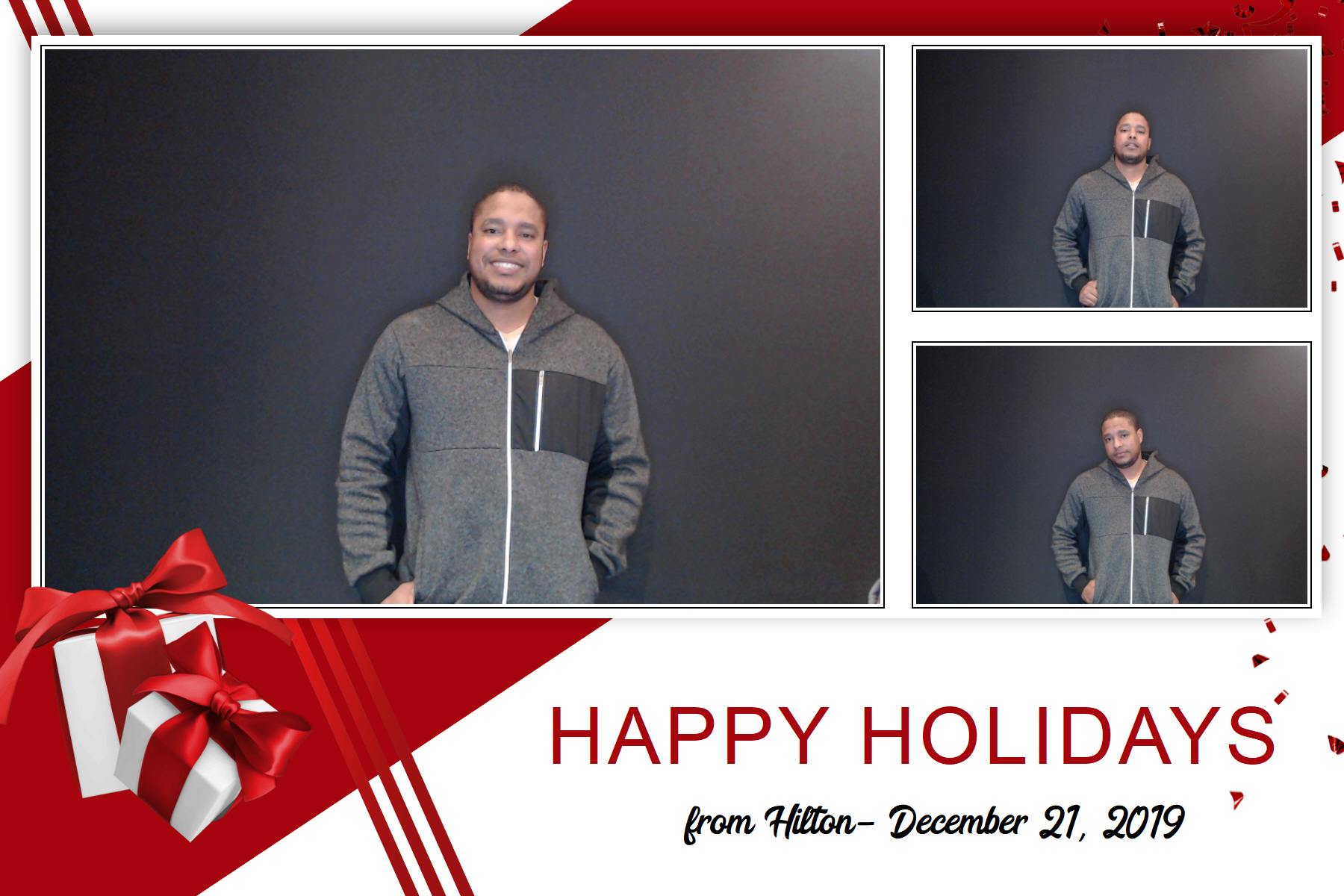 Hilton Holiday Party 2019 | View more photos from the event at gallery.saycheesephotobooth.com/u/SayCheesePhotoBooth/Hilton-Holiday-Party-2019