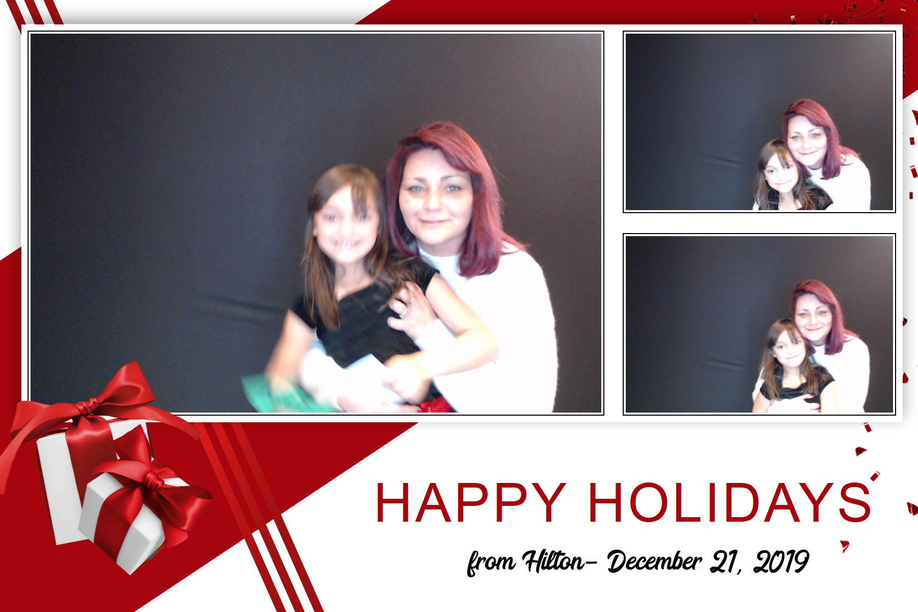 Hilton Holiday Party 2019 | View more photos from the event at gallery.saycheesephotobooth.com/u/SayCheesePhotoBooth/Hilton-Holiday-Party-2019
