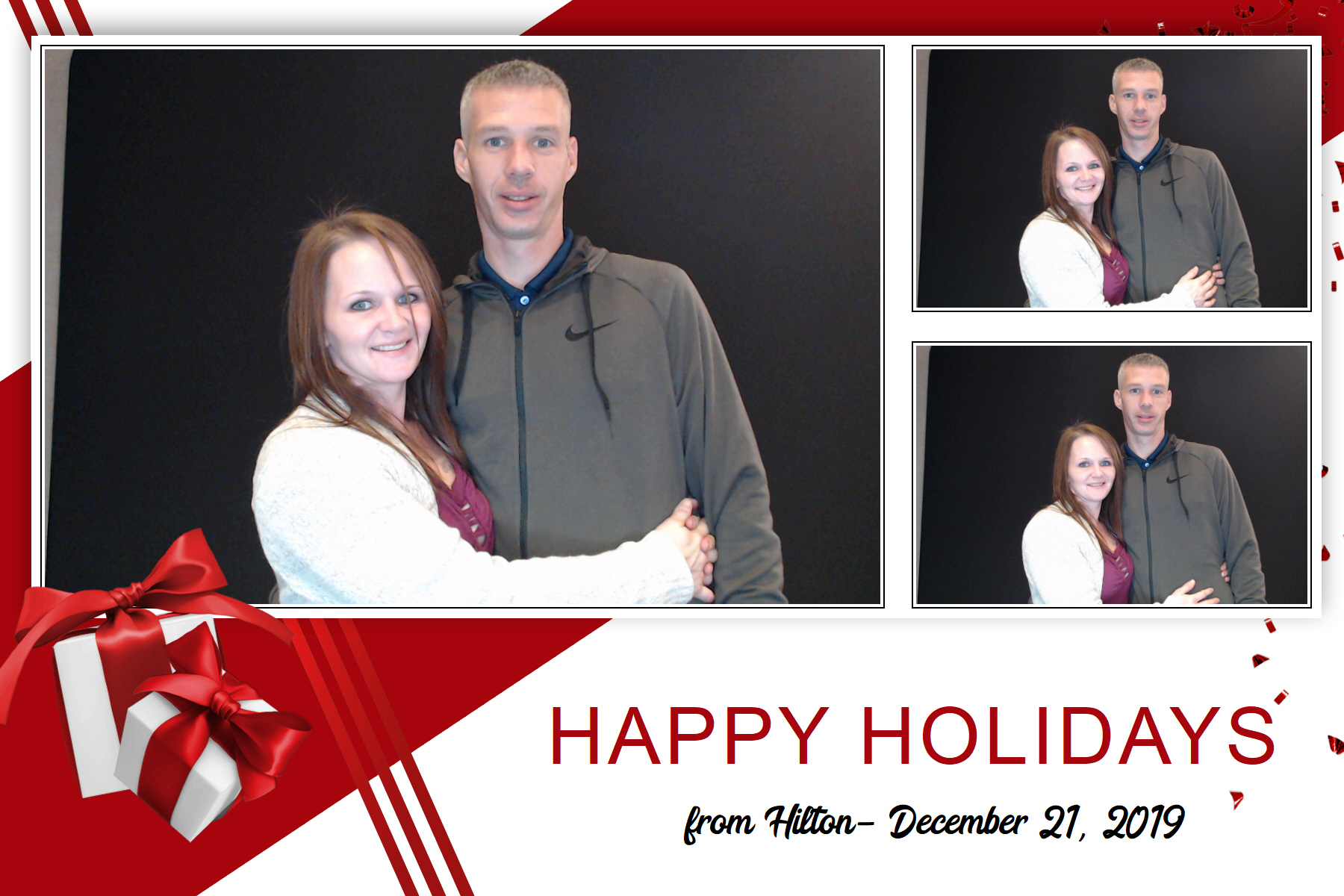 Hilton Holiday Party 2019 | View more photos from the event at gallery.saycheesephotobooth.com/u/SayCheesePhotoBooth/Hilton-Holiday-Party-2019