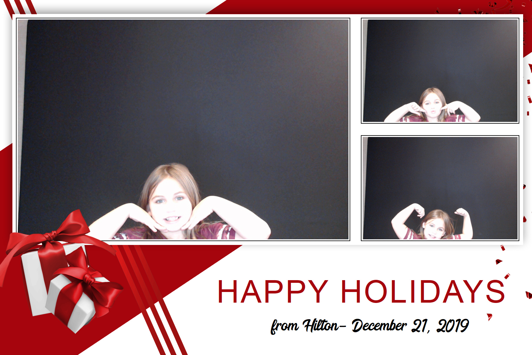 Hilton Holiday Party 2019 | View more photos from the event at gallery.saycheesephotobooth.com/u/SayCheesePhotoBooth/Hilton-Holiday-Party-2019