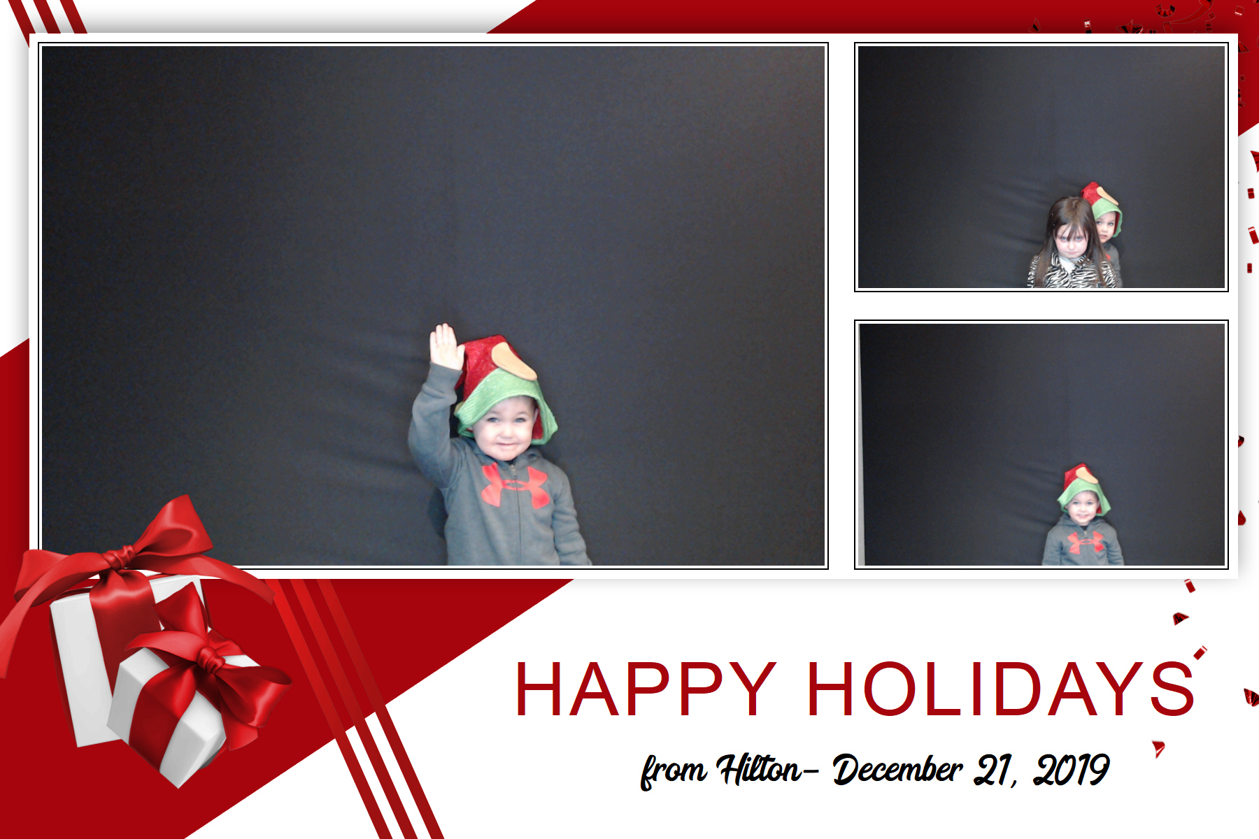 Hilton Holiday Party 2019 | View more photos from the event at gallery.saycheesephotobooth.com/u/SayCheesePhotoBooth/Hilton-Holiday-Party-2019