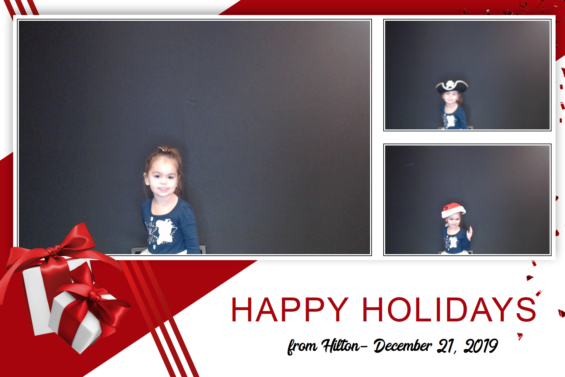 Hilton Holiday Party 2019 | View more photos from the event at gallery.saycheesephotobooth.com/u/SayCheesePhotoBooth/Hilton-Holiday-Party-2019