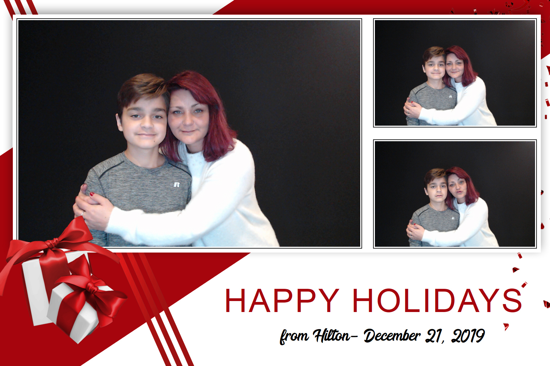 Hilton Holiday Party 2019 | View more photos from the event at gallery.saycheesephotobooth.com/u/SayCheesePhotoBooth/Hilton-Holiday-Party-2019