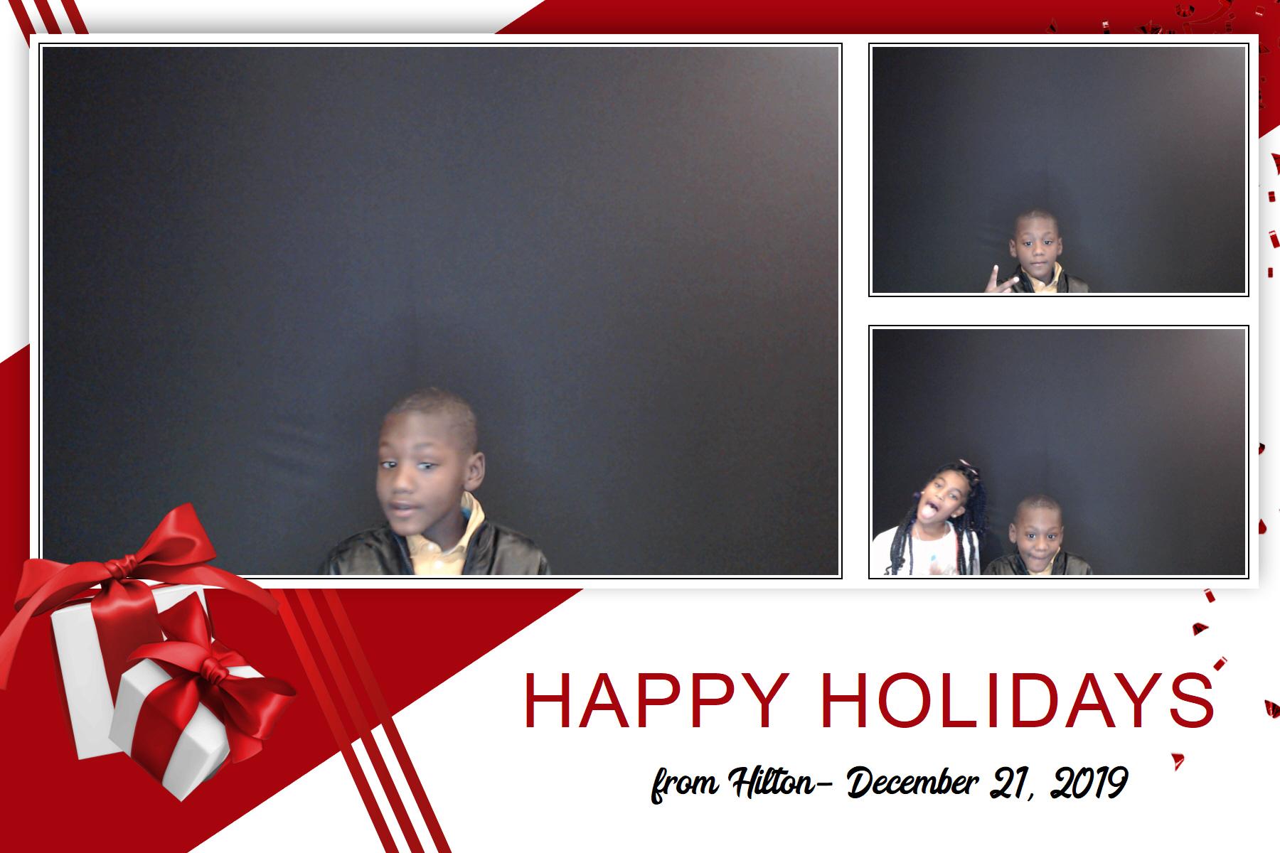 Hilton Holiday Party 2019 | View more photos from the event at gallery.saycheesephotobooth.com/u/SayCheesePhotoBooth/Hilton-Holiday-Party-2019