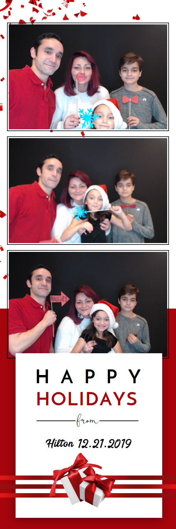 Hilton Holiday Party 2019 | View more photos from the event at gallery.saycheesephotobooth.com/u/SayCheesePhotoBooth/Hilton-Holiday-Party-2019