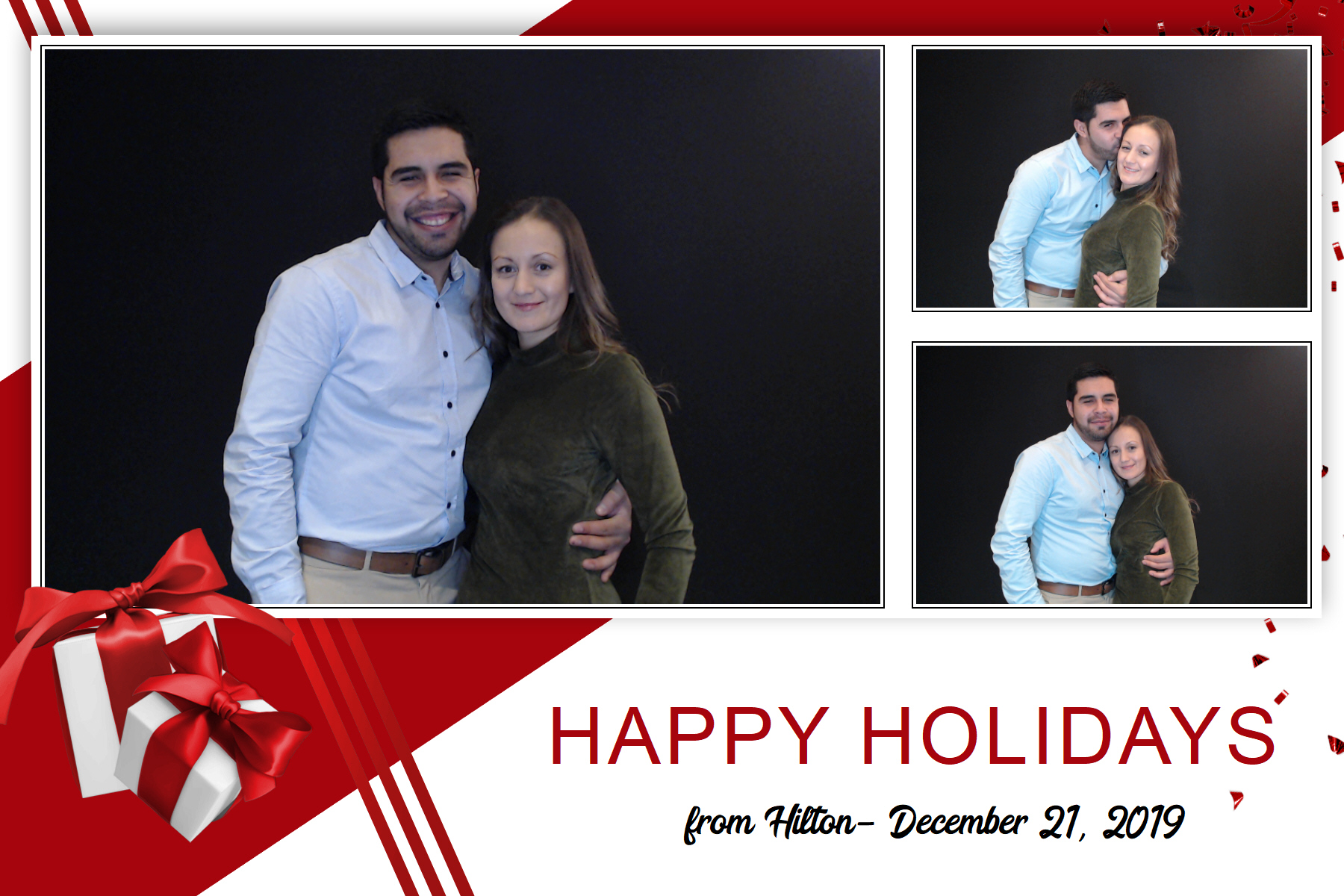 Hilton Holiday Party 2019 | View more photos from the event at gallery.saycheesephotobooth.com/u/SayCheesePhotoBooth/Hilton-Holiday-Party-2019