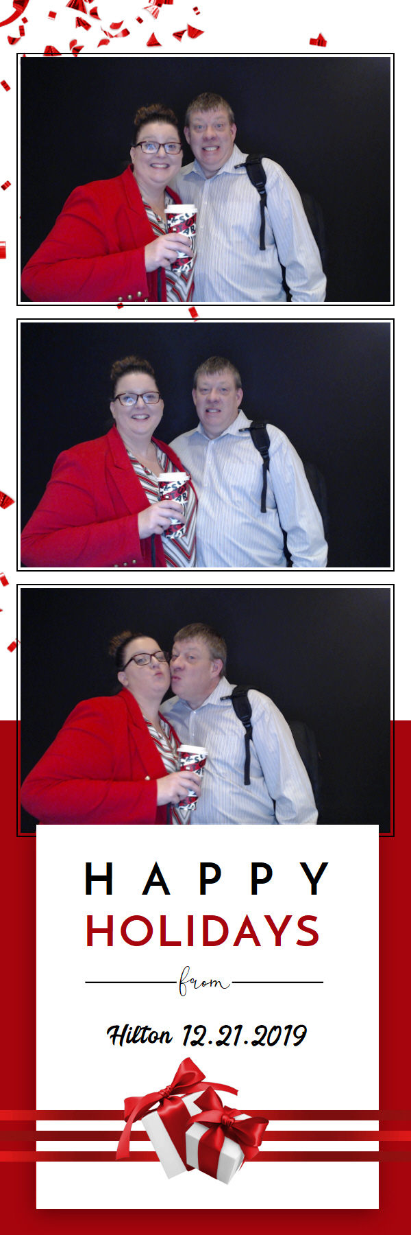 Hilton Holiday Party 2019 | View more photos from the event at gallery.saycheesephotobooth.com/u/SayCheesePhotoBooth/Hilton-Holiday-Party-2019
