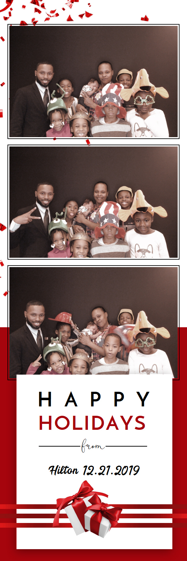 Hilton Holiday Party 2019 | View more photos from the event at gallery.saycheesephotobooth.com/u/SayCheesePhotoBooth/Hilton-Holiday-Party-2019