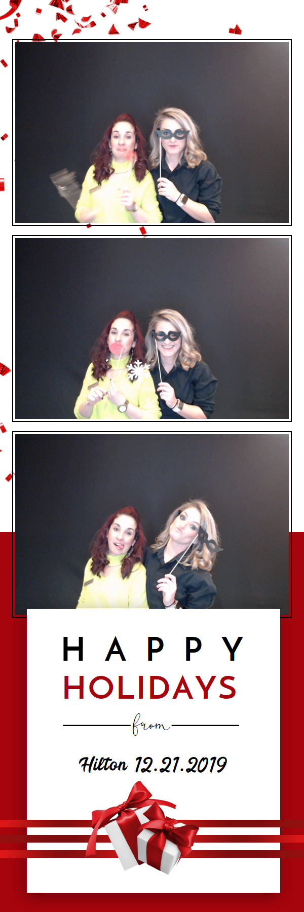 Hilton Holiday Party 2019 | View more photos from the event at gallery.saycheesephotobooth.com/u/SayCheesePhotoBooth/Hilton-Holiday-Party-2019