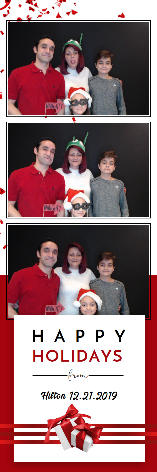 Hilton Holiday Party 2019 | View more photos from the event at gallery.saycheesephotobooth.com/u/SayCheesePhotoBooth/Hilton-Holiday-Party-2019
