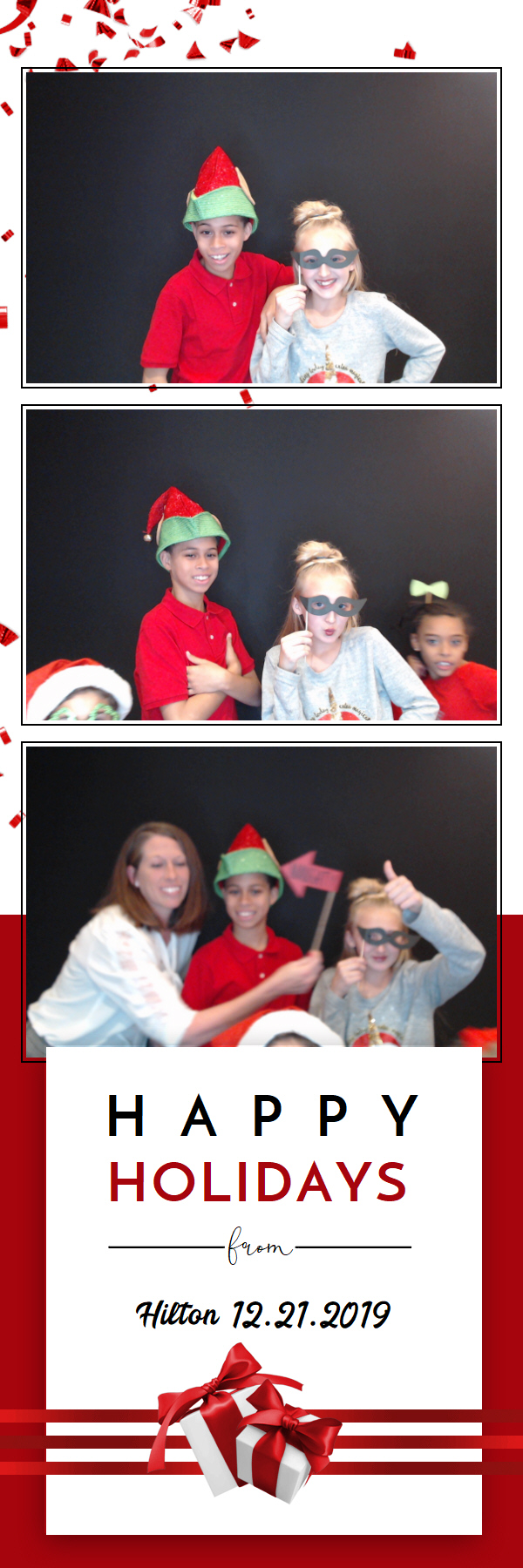 Hilton Holiday Party 2019 | View more photos from the event at gallery.saycheesephotobooth.com/u/SayCheesePhotoBooth/Hilton-Holiday-Party-2019