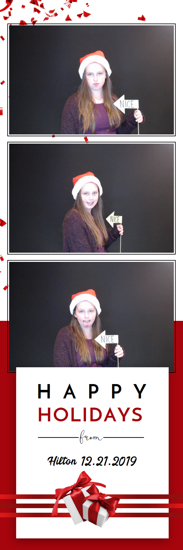 Hilton Holiday Party 2019 | View more photos from the event at gallery.saycheesephotobooth.com/u/SayCheesePhotoBooth/Hilton-Holiday-Party-2019