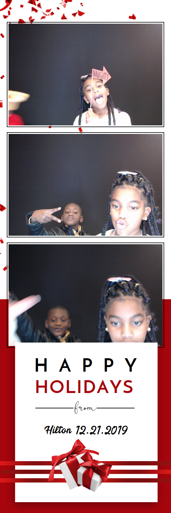 Hilton Holiday Party 2019 | View more photos from the event at gallery.saycheesephotobooth.com/u/SayCheesePhotoBooth/Hilton-Holiday-Party-2019
