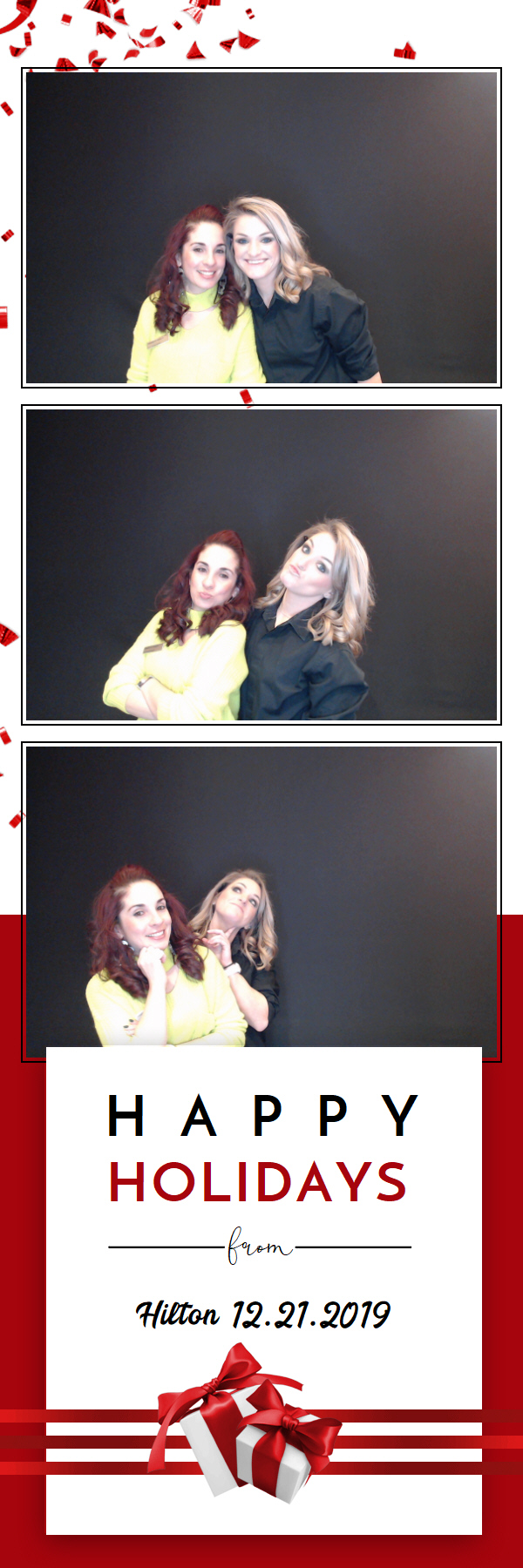 Hilton Holiday Party 2019 | View more photos from the event at gallery.saycheesephotobooth.com/u/SayCheesePhotoBooth/Hilton-Holiday-Party-2019