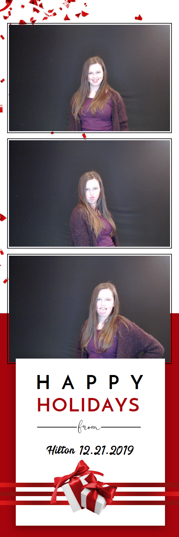 Hilton Holiday Party 2019 | View more photos from the event at gallery.saycheesephotobooth.com/u/SayCheesePhotoBooth/Hilton-Holiday-Party-2019