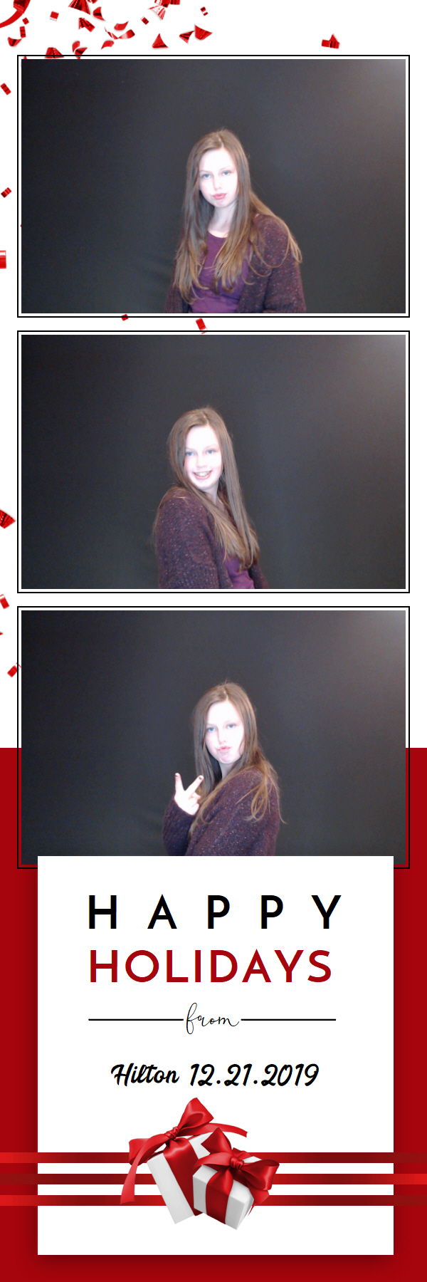 Hilton Holiday Party 2019 | View more photos from the event at gallery.saycheesephotobooth.com/u/SayCheesePhotoBooth/Hilton-Holiday-Party-2019