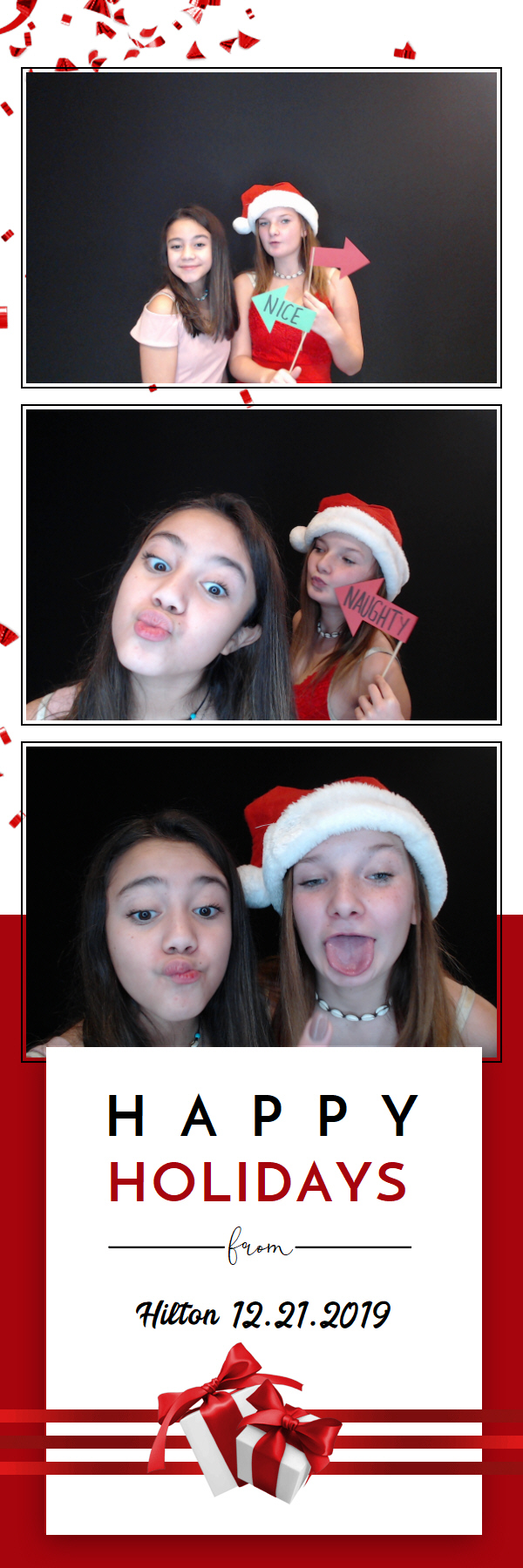 Hilton Holiday Party 2019 | View more photos from the event at gallery.saycheesephotobooth.com/u/SayCheesePhotoBooth/Hilton-Holiday-Party-2019
