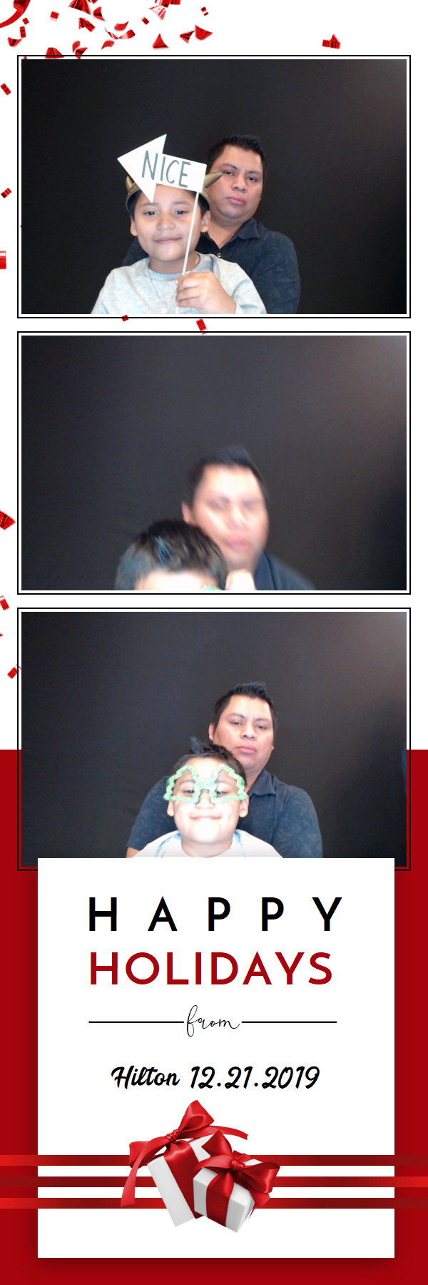 Hilton Holiday Party 2019 | View more photos from the event at gallery.saycheesephotobooth.com/u/SayCheesePhotoBooth/Hilton-Holiday-Party-2019