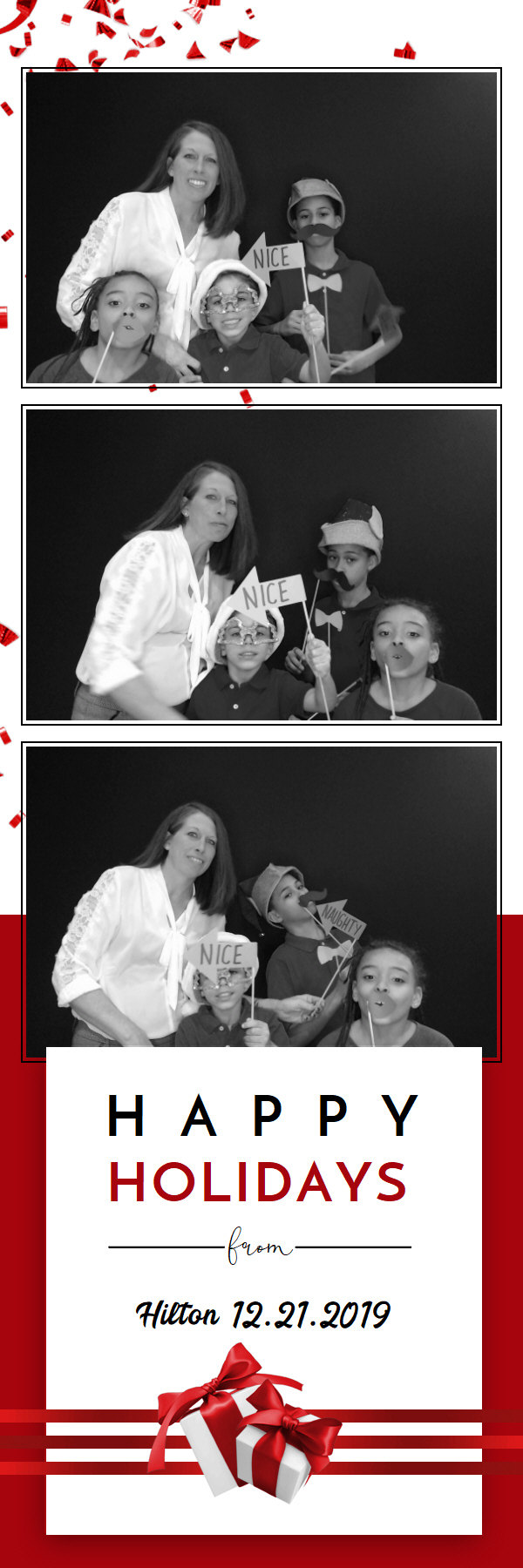 Hilton Holiday Party 2019 | View more photos from the event at gallery.saycheesephotobooth.com/u/SayCheesePhotoBooth/Hilton-Holiday-Party-2019