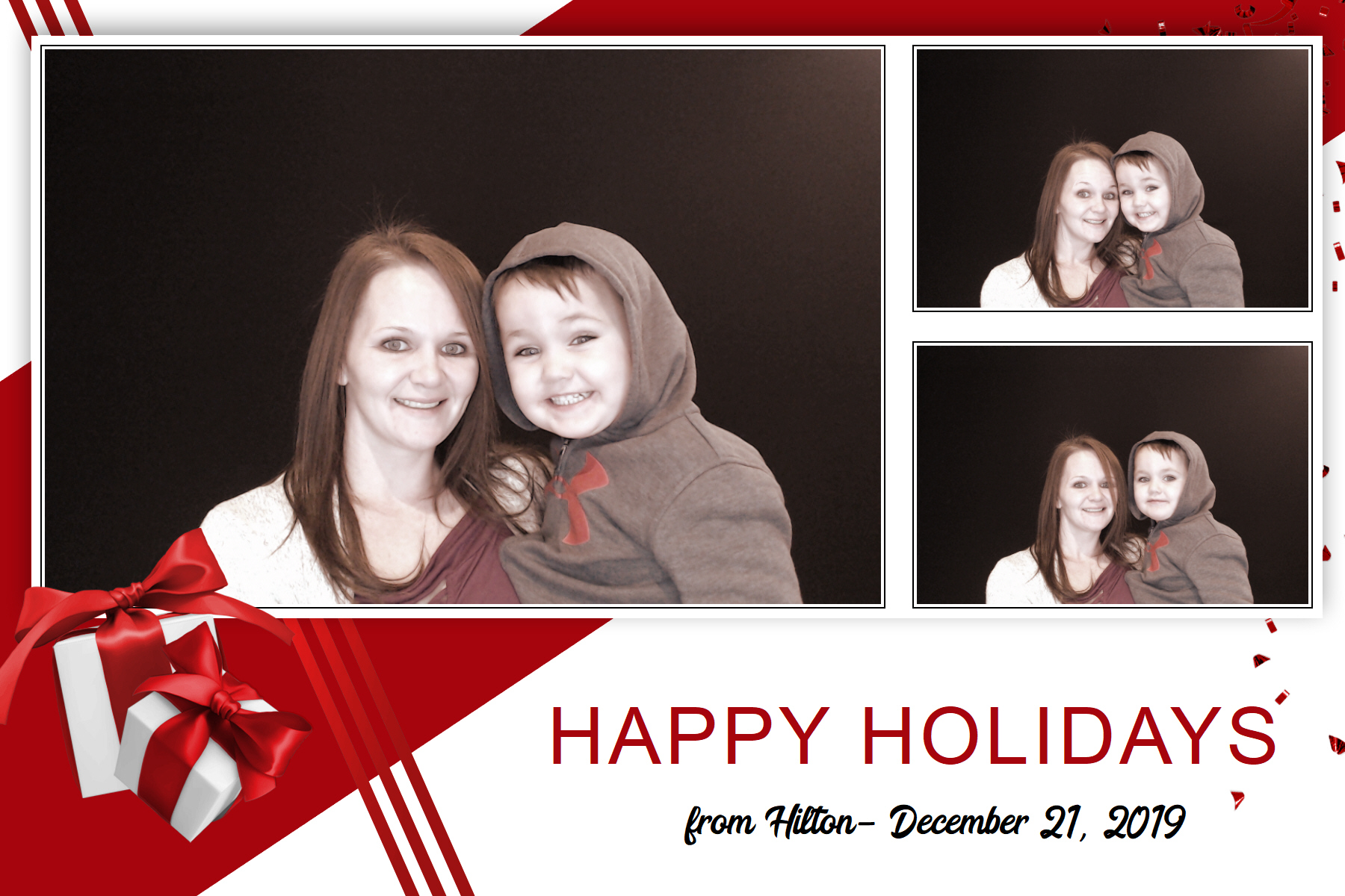 Hilton Holiday Party 2019 | View more photos from the event at gallery.saycheesephotobooth.com/u/SayCheesePhotoBooth/Hilton-Holiday-Party-2019