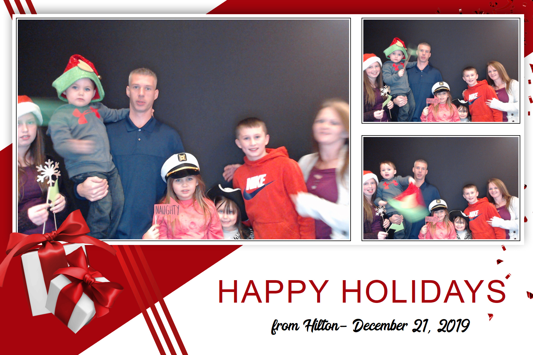 Hilton Holiday Party 2019 | View more photos from the event at gallery.saycheesephotobooth.com/u/SayCheesePhotoBooth/Hilton-Holiday-Party-2019