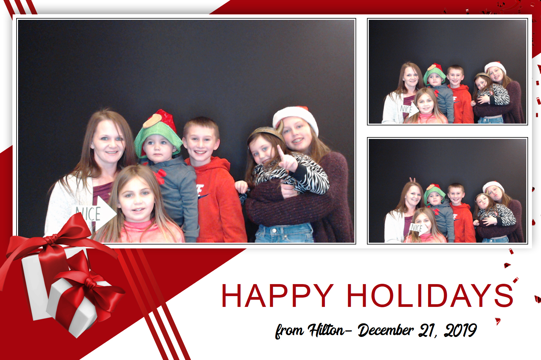 Hilton Holiday Party 2019 | View more photos from the event at gallery.saycheesephotobooth.com/u/SayCheesePhotoBooth/Hilton-Holiday-Party-2019