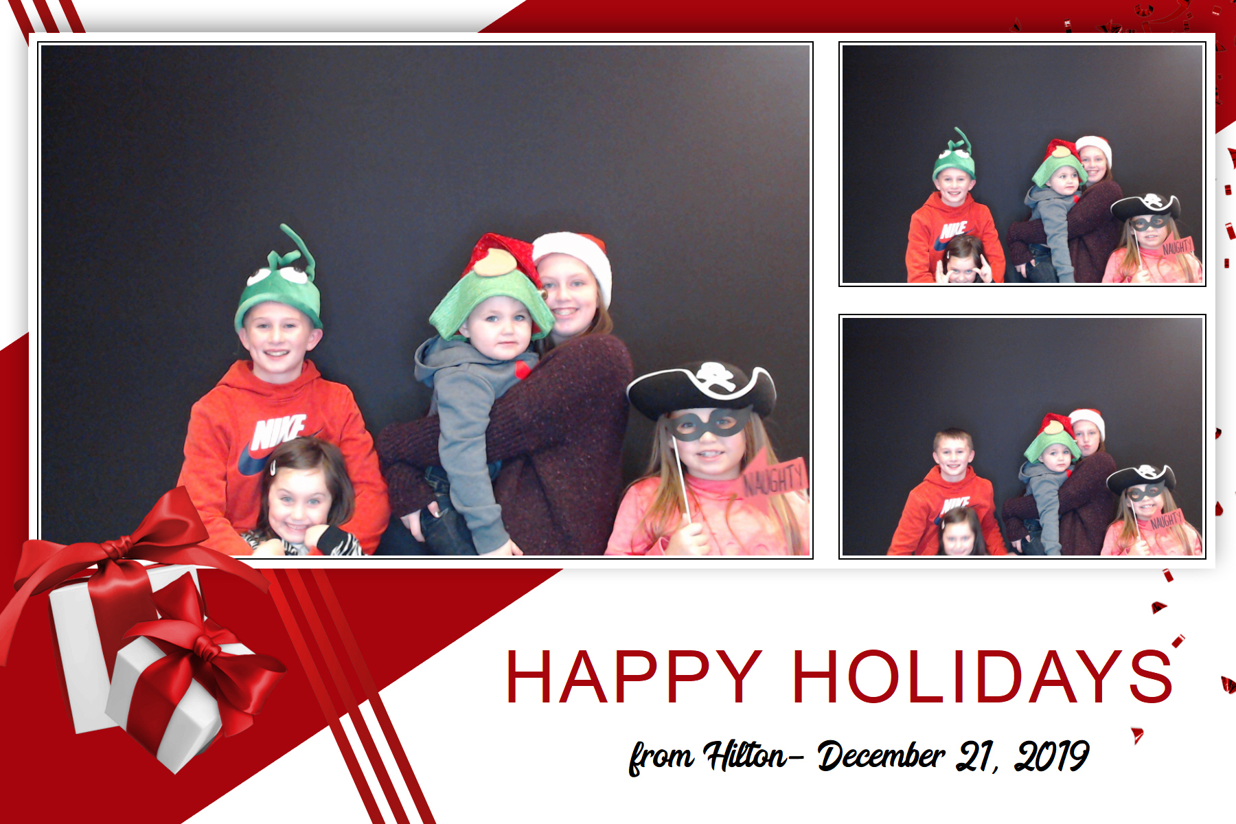 Hilton Holiday Party 2019 | View more photos from the event at gallery.saycheesephotobooth.com/u/SayCheesePhotoBooth/Hilton-Holiday-Party-2019